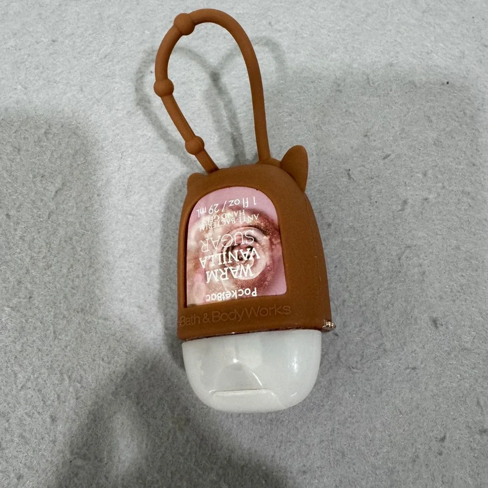 Bath and Body Works PocketBac Holder Brown French Bulldog Light Up Warm Vanilla